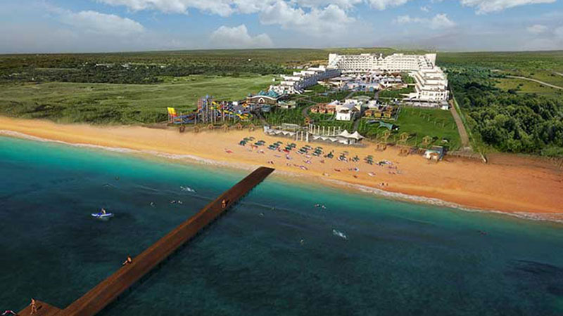 Bafra luxury resort area in North Cyprus