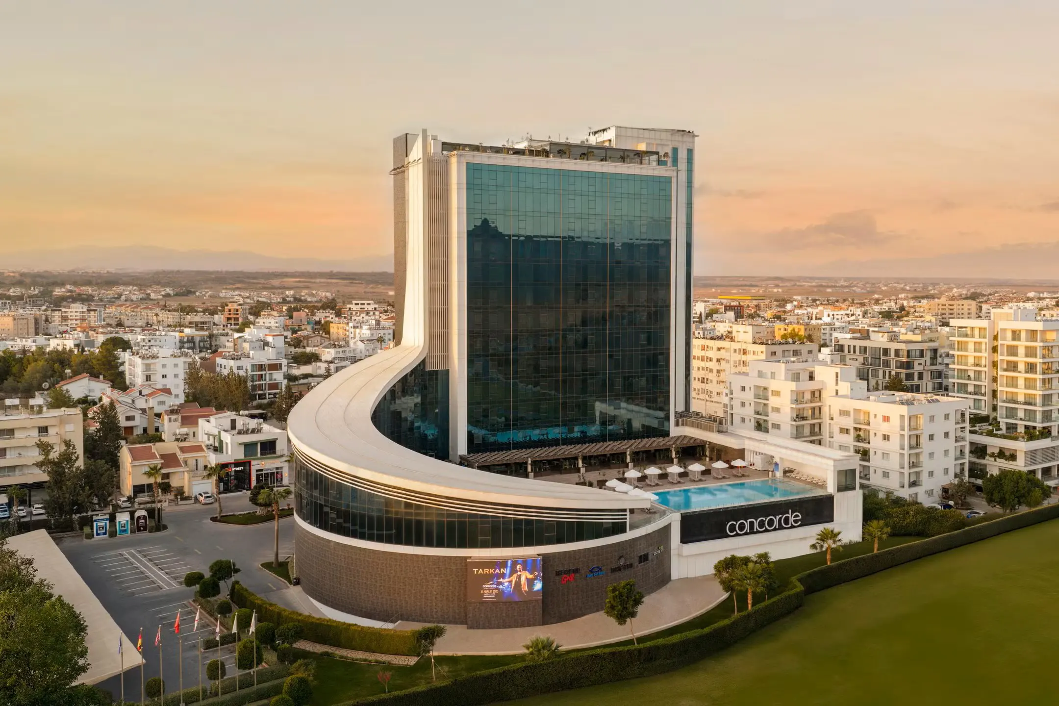 Transfer to Concorde Tower Hotel in North Nicosia